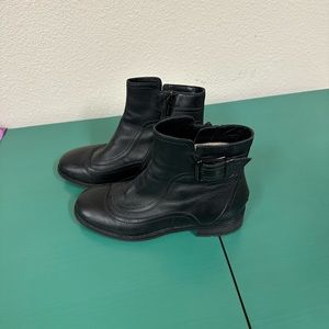 Jimmy Choo leather booties black size 37 US 6.5 - 7